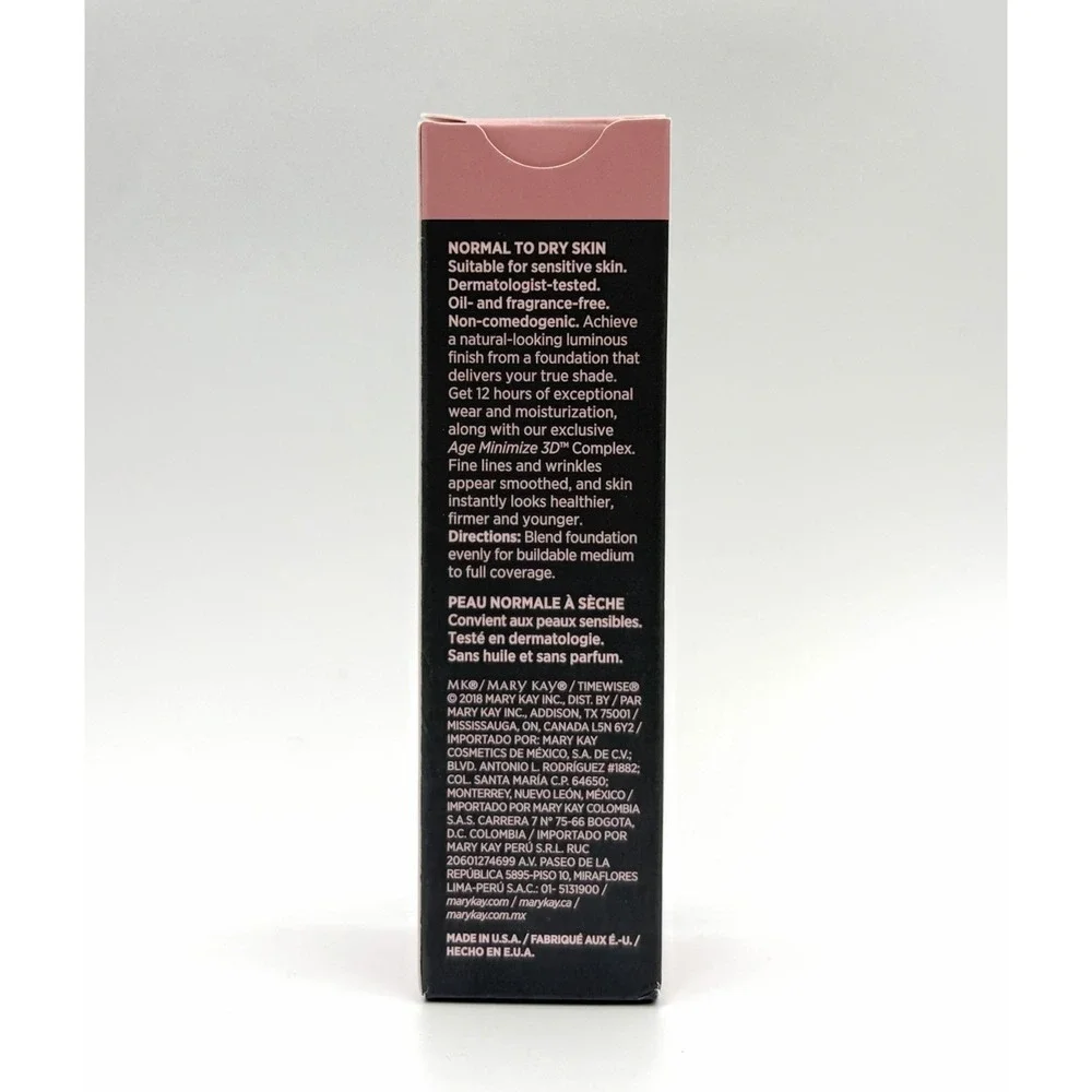 Mary Kay TimeWise Luminous 3D Foundation Bronze C 160 1 Oz / 30ml New Box